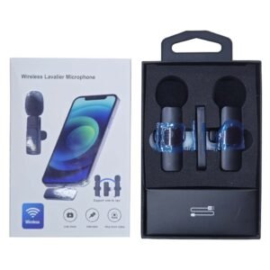 Micrófono Corbatero Inalámbrico Lavalier K9 X2