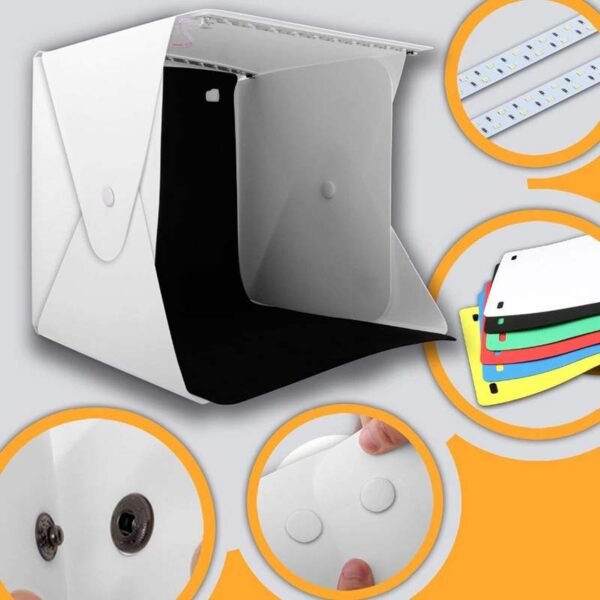 caja blanca para fotografia