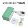 camara seguridad lampara de luz