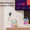 mini karaoke + 2 microfonos