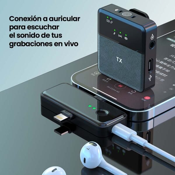 microfono inalambrico de solapa