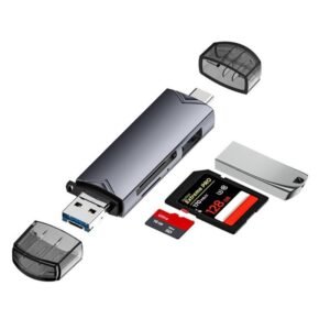 Lector de Tarjetas 6 en 1 USB 3.0 a Tipo C Adaptador Micro OTG