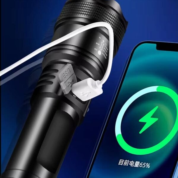 linterna super led zoom a batería