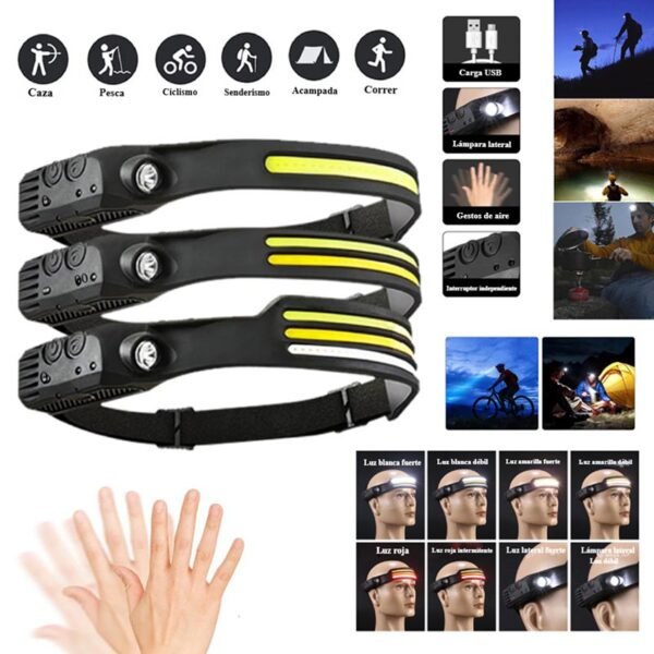 linternna minera con multiples modos