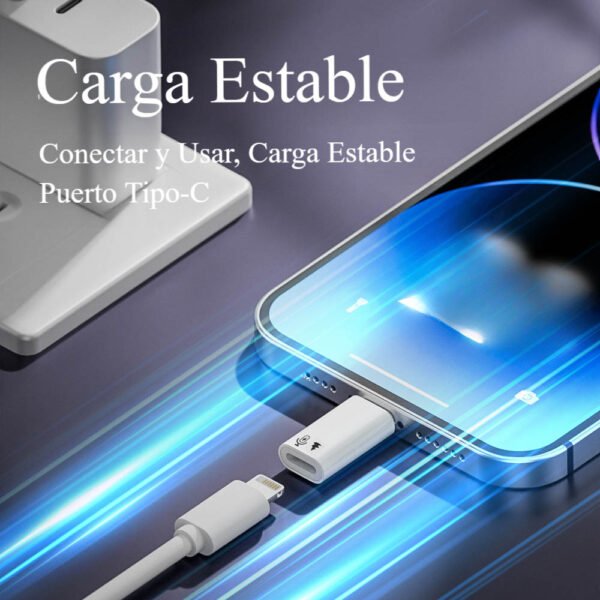 adaptador lightining para micrófono inalámbrico y carga