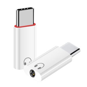 Adaptador convertidor Usb C a mini plug de Audio 3.5mm