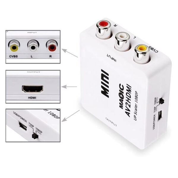mini conversor av a hdmi