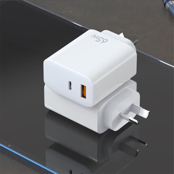 cargador rápido puerto usb c y usb a