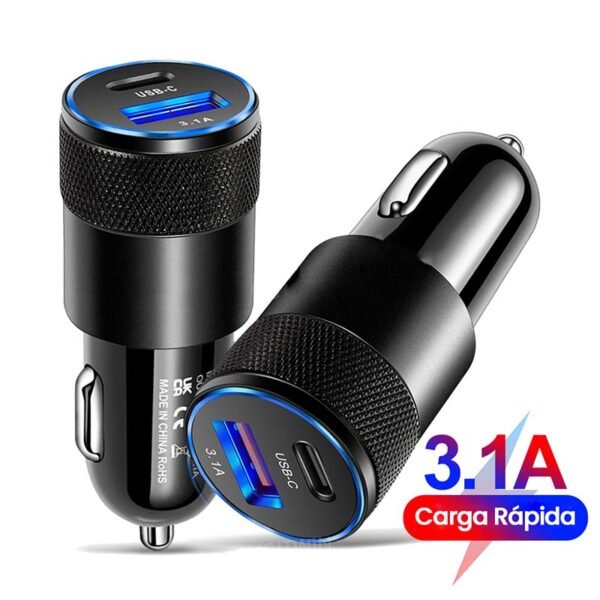 cargador de celular para auto 3.1A