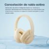 auricular inalambrico beige langsdom bluetooth