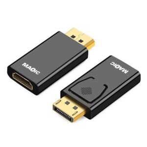 Adaptador DisplayPort a HDMI 1080P Chapado en Oro