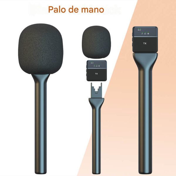 palo para micrfono inalambrico entrevistas