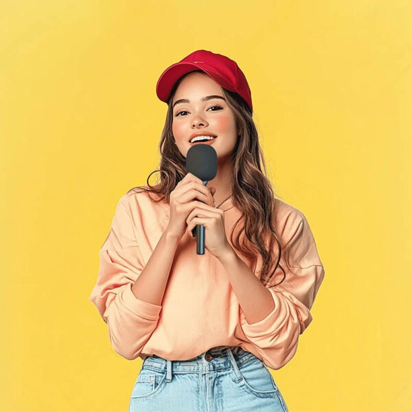 soporte entrevistador para micrófono inalámbrico