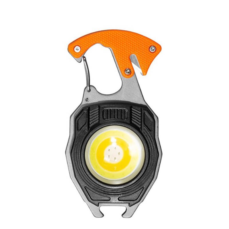 llavero linterna multiuso destapador megnetica