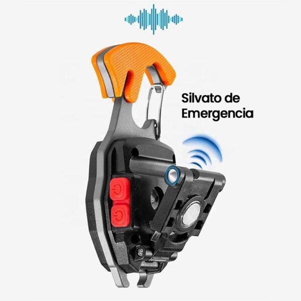 llavero de supervivencia con linterna