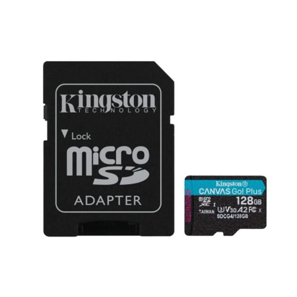 micro sd con adaptador para fotografia 128gb