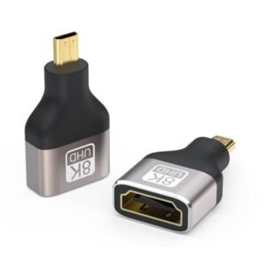 Adaptador Mini HDMI a HDMI 8K 60Hz Macho a Hembra