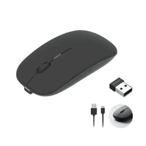 Mouse Inalámbrico Recargable USB 2.4 Ghz y Bluetooth 5.0