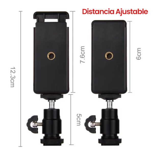 medidas soporte universal para celular con ajuste