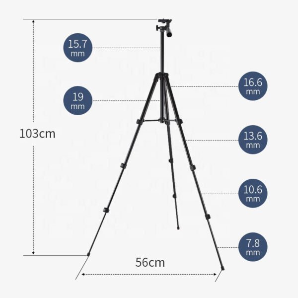 soporte universal de un metro para celular 360