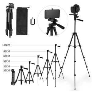 Tripode plegable y telescópico de aluminio 1,06 metros (3120A)