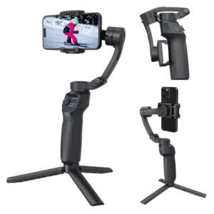 Gimbal Estabilizador Electrónico F11 Lite – 3 Ejes Plegable