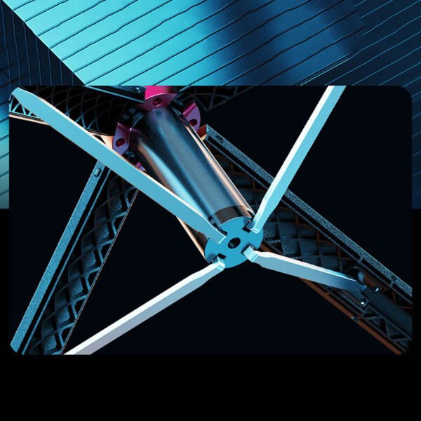 soporte con 4 patas y aro de luz