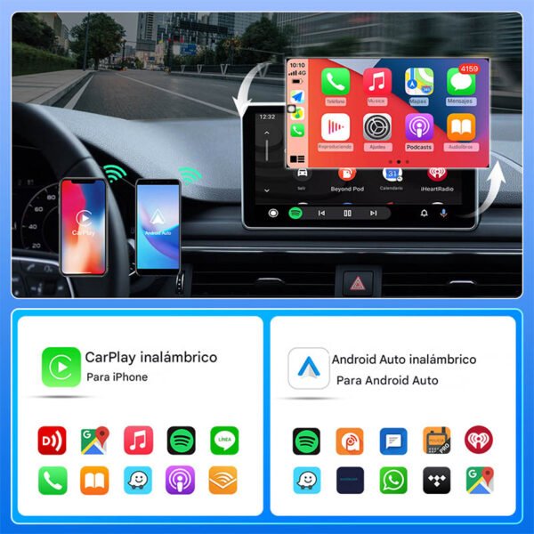 adaptador inalambrico para android auto