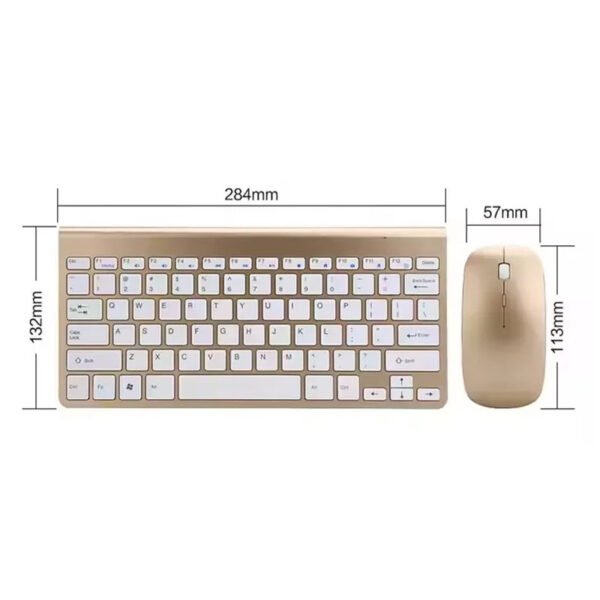 kit teclado y mouse inalámbrico con usb