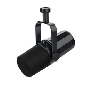 Micrófono de Podcast Premium Cardioide USB y XLR con Monitoreo y Soporte de Escritorio