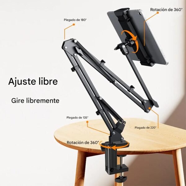 soporte brazo celular 360