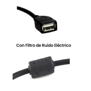 Cable Extensor USB A Macho a USB A Hembra 1.5 Metros c/ Filtro