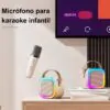 mini karaoke + 2 microfonos