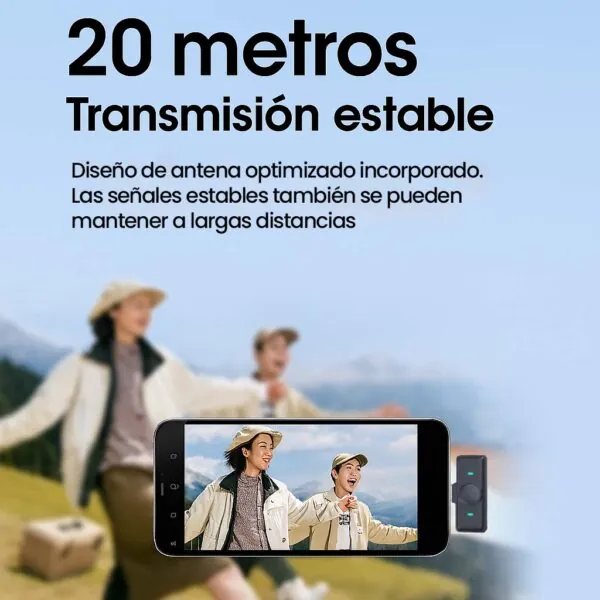 mirfono corbatero inalambrico alto alcance