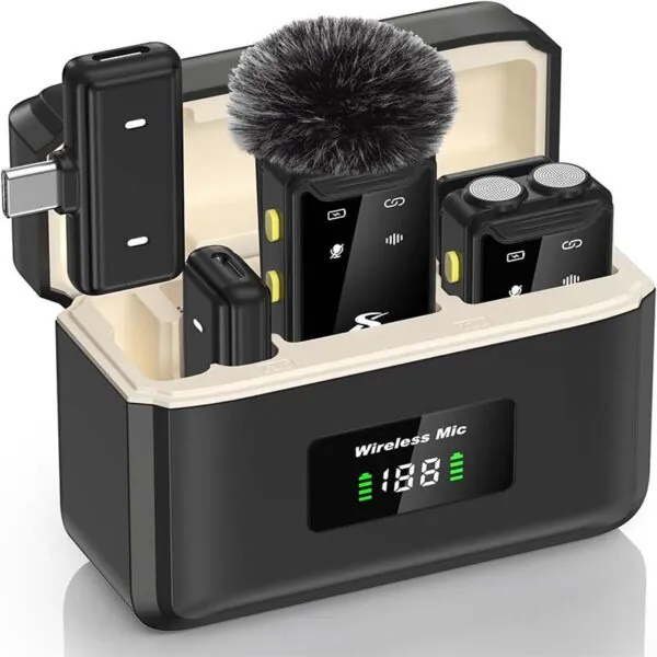 microfono inalambrico de solapa alta calidad