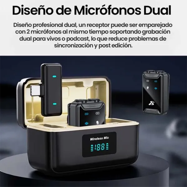 microfono inalambrico sx22 iphone y android