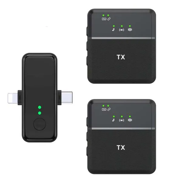 2 microfonos inalambricos para celular