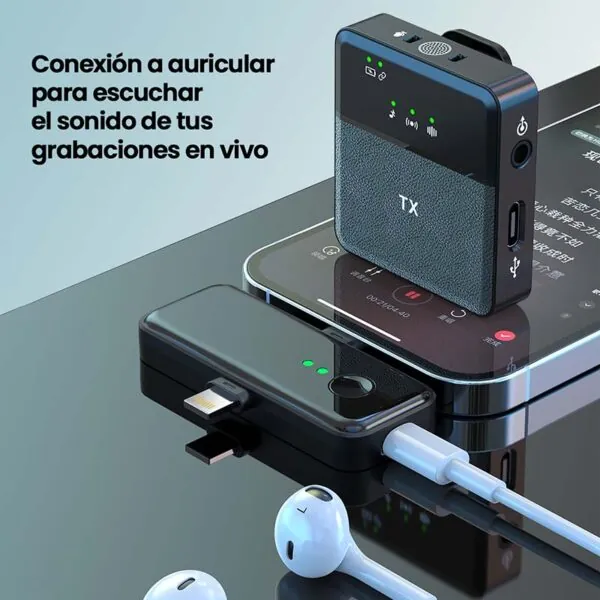 microfono inalambrico de solapa
