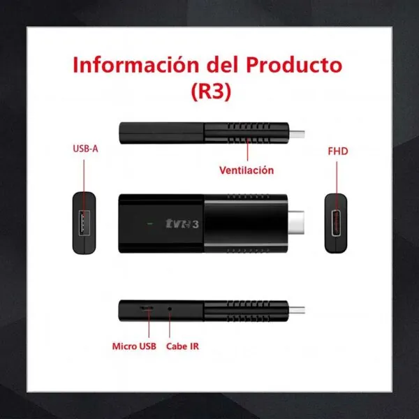 características tv stick android