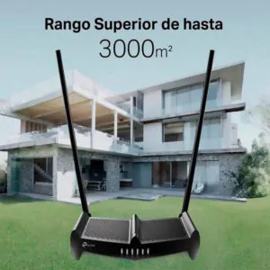 Router TP-LINK WR841HP N300 Rompe Muros 2×9dBi