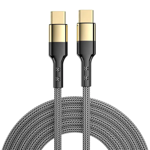 cable usb c a usb c 1,2 metros carga rápida
