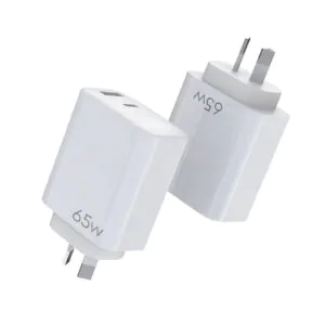 Cargador de carga ultra rápida 65W Usb C y Usb A