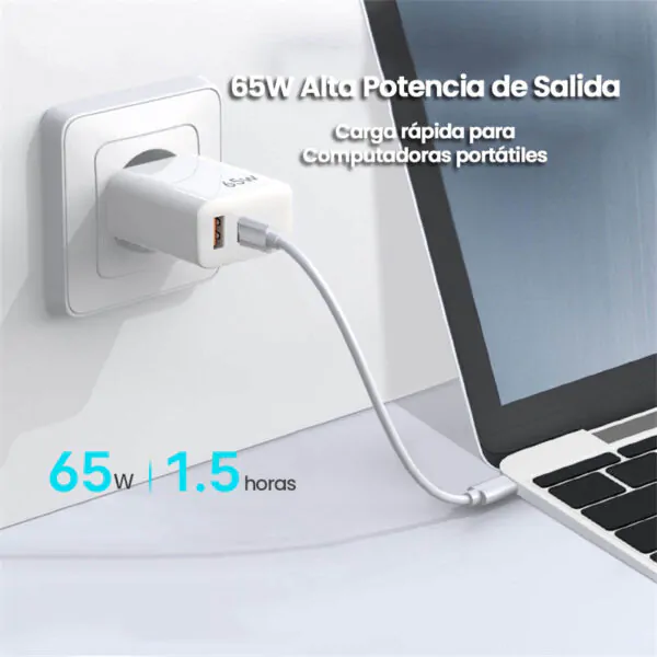 cargador rápido usb 3.0 con protección