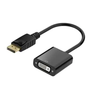 Adaptador DisplayPort a DVI 1080P Macho a Hembra Chapado en Oro