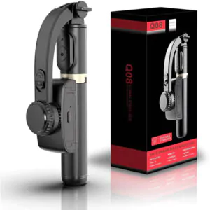 Palo Selfie Q08 con Trípode, Estabilizador y Control Remoto