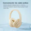 auricular inalambrico beige langsdom bluetooth