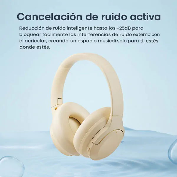 auricular inalambrico beige langsdom bluetooth