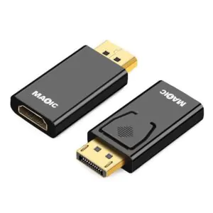 Adaptador DisplayPort a HDMI 1080P Chapado en Oro