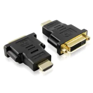 Adaptador HDMI macho a DVI 24 + 5 Chapado en oro