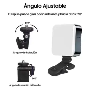 Luz para streaming de Celular Blanca y RGB